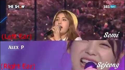 I.O.I VS I.O.I unit - When The Cherry Blossom Fades (Live)