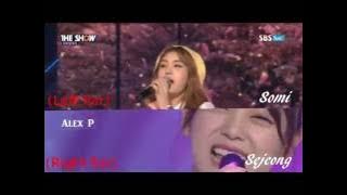 I.O.I VS I.O.I unit - When The Cherry Blossom Fades (Live)