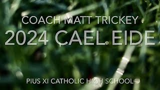 Football Training 2021-08-07 w/ Coach Matt Trickey - 2024 Cael Eide QB