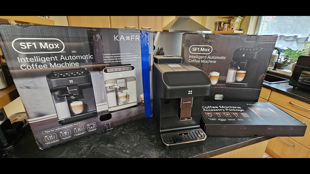 Fully automatic coffee machine KAXFREE SF1 MAX, 7-inch touchscreen