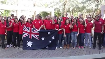 Aussie Aussie Aussie.. Oi Oi Oi..!