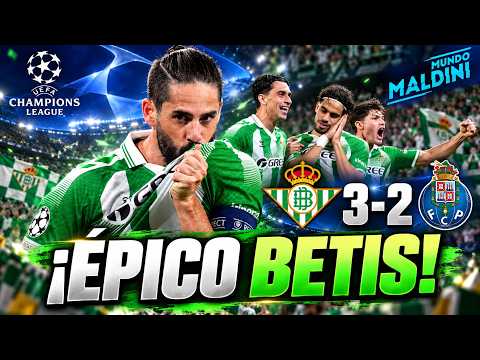 ISCO AND AN IMPERIAL BETIS TAKE DOWN PORTO! EPIC CHAMPIONS LEAGUE COMEBACK