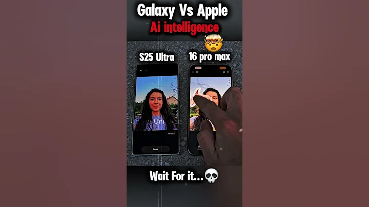 Apple vs Galaxy AI Showdown 2025 🤖🔥 Mind-Blowing Smart Test!#shorts #viralvideo