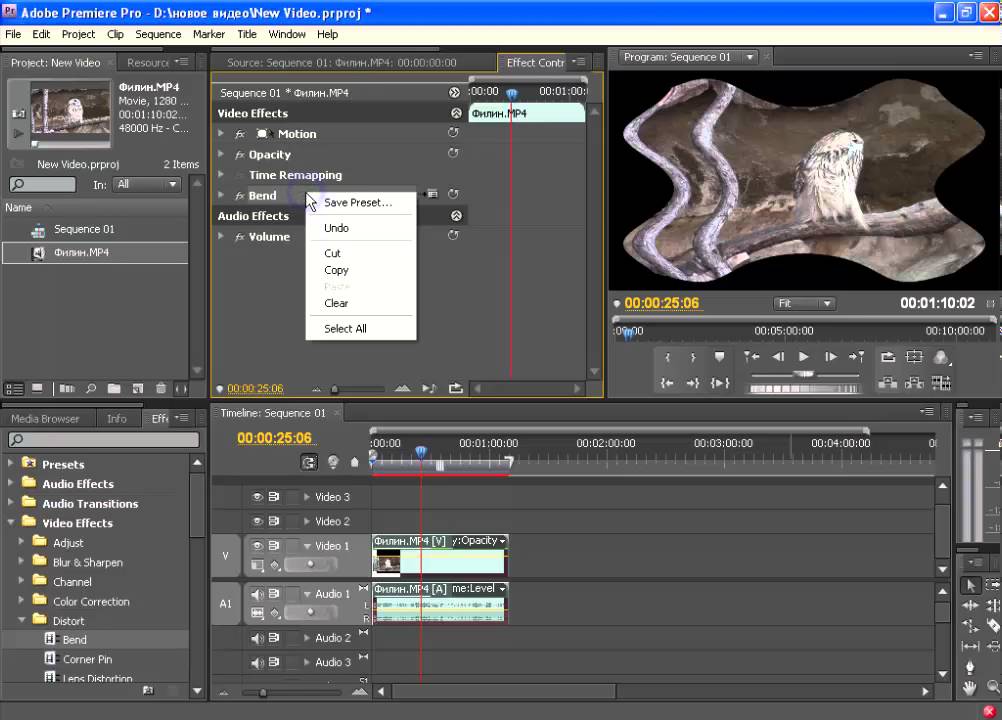 Как удалить проект в премьер про Удаление и Отключение Эффектов в Adobe Premiere Pro - YouTube
