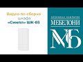 Сборка шкафа из коллекции &quot;Симпл&quot; ШК-03, &quot;Мебелони&quot;