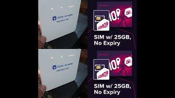 GOMO SIM PH Globe@home wifi