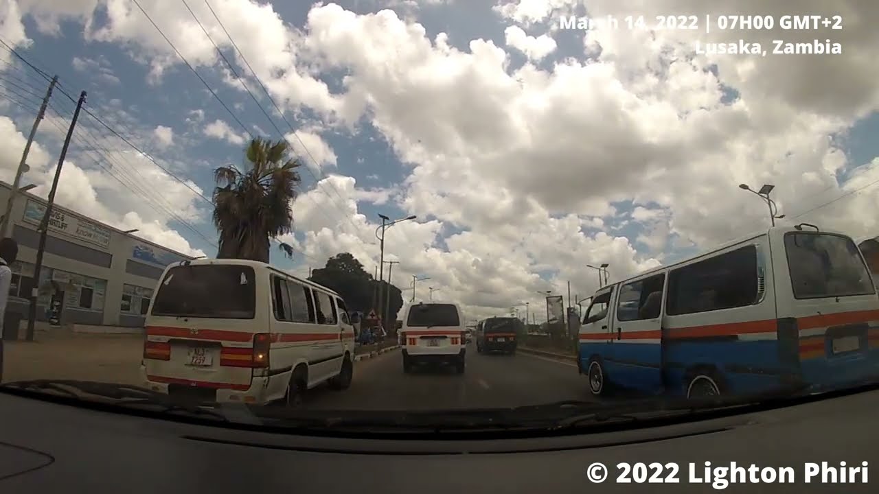 [Roads] Lusaka, Zambia | Lumumba Road → Mungwi Road | March 2022
