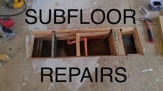 DIY: Damaged Plywood Subfloor Repair/Patch