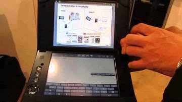 NEC Cloud Communicator dual screen Android tablet