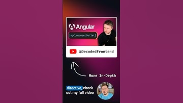 NgComponentOutlet in #angular Explained In 60 Seconds