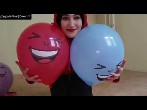 Balloon popping girls