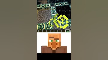 Minecraft End Portal Logic🤯 | Villager Oi Oi Oi | #minecraft #shorts #trending #viral
