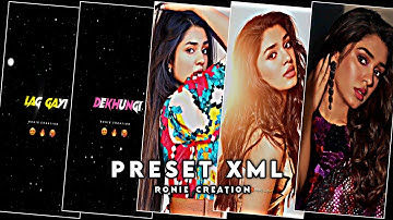 Lat Lag Gayi Status | New Trending Song XML Video Editing 📌Alight Motion XML Preset | RoniE CreaTioN