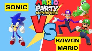 1-vs-3 MINIGAMES MASTER DIFFICULTY (SONIC vs TEAM MARIO) MARIO PARTY SUPERSTARS