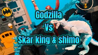 Godzilla vs skar king and shimo | new sm