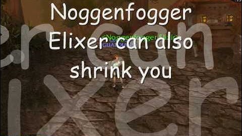 The uses of Noggenfogger Elixer