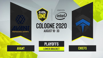 CS:GO - Chiefs vs. AVANT [Dust2] Map 1 - ESL One Cologne 2020 - Lower bracket - OCE