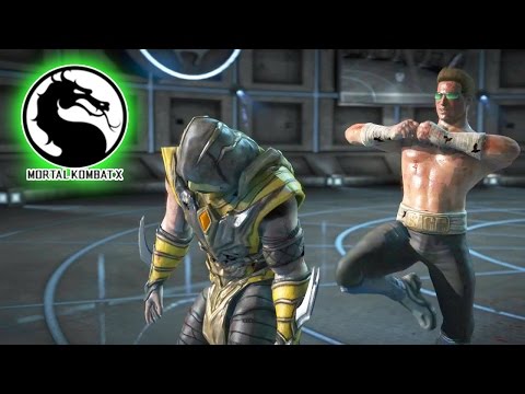 Mortal Kombat X Online - SCORPION vs JOHNNY CAGE!