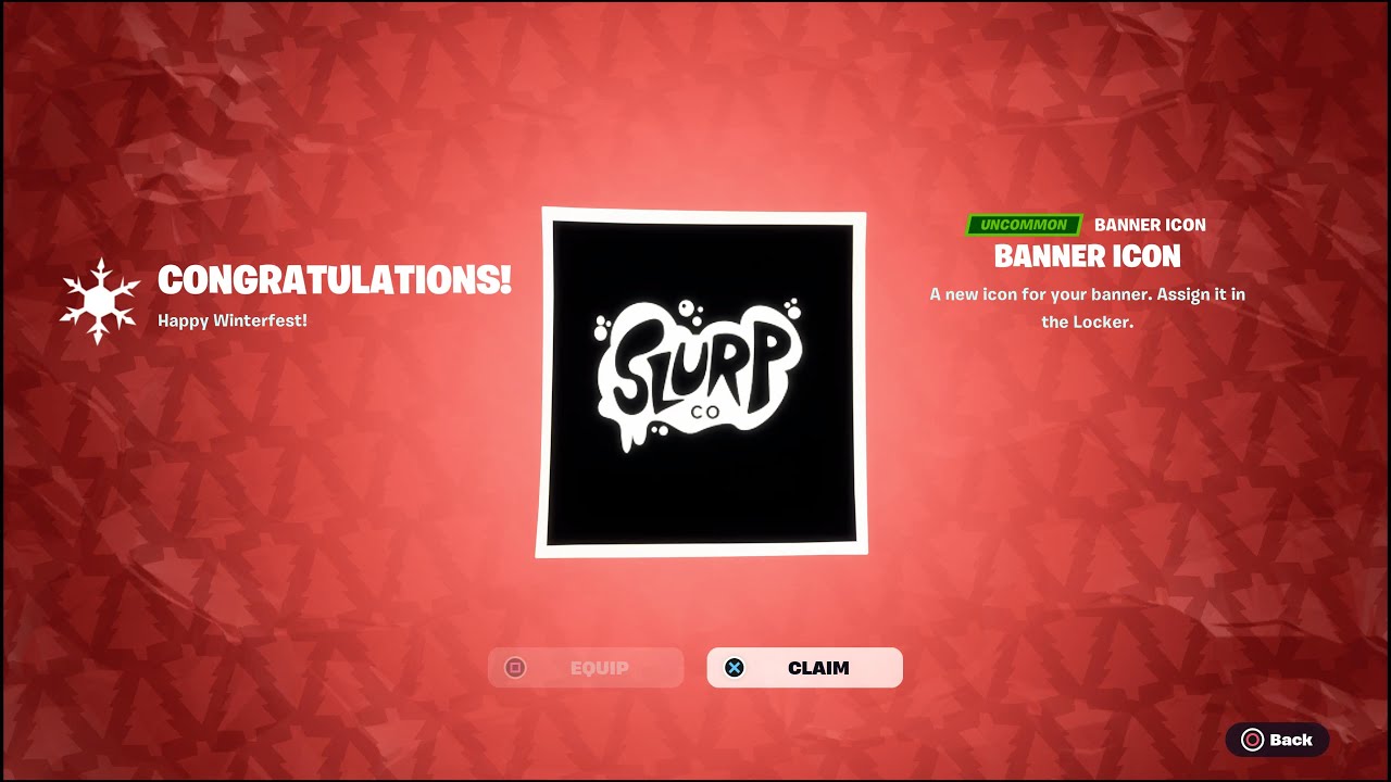 How to Get Slurp Banner Icon FREE in Fortnite Winterfest 2023 How to