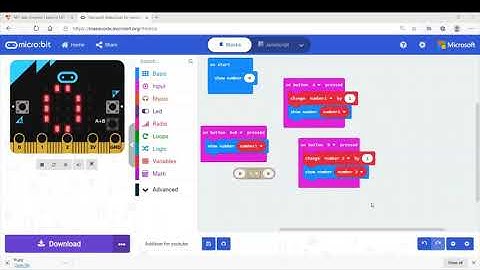 #MICROBIT#ADDITION#CODING WITH BLOCKS#EASY#AASHI & AANYA