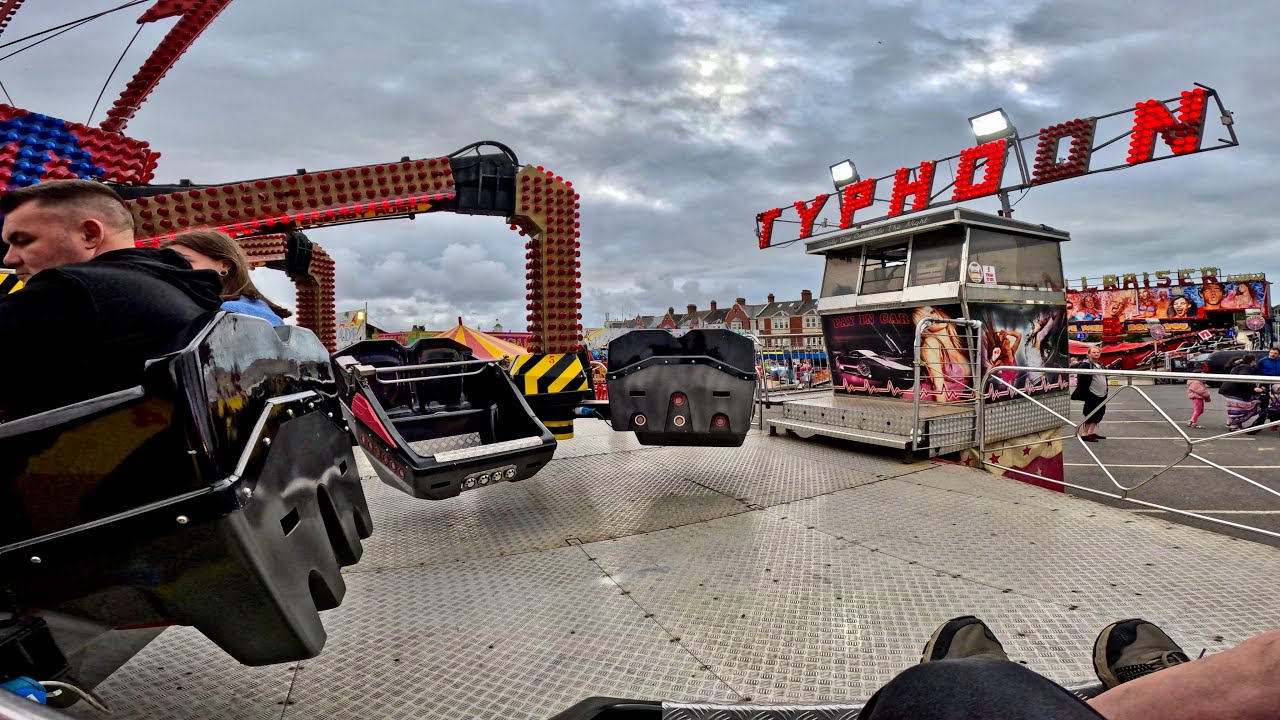 Typhoon Orbiter - Barry Island Pleasure Park 2023 (Onride) - YouTube