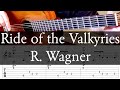 RIDE OF THE VALKYRIES - Richard Wagner - Full Tutorial with TAB - Fingerstyle Guitar