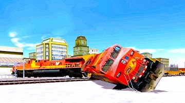 ALL CRASH COMPILATION ULTIMATE 2024 | Train and Rail Yard Simulator