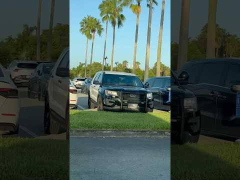 Unmarked Police Ford Explorer #police #random #cars #cops #miami #florida #emergency #reels