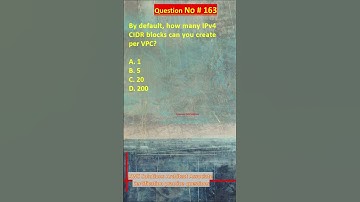 AWS Solutions Architect Associate Certification Practice Questions | Question No. 163 #aws #shorts