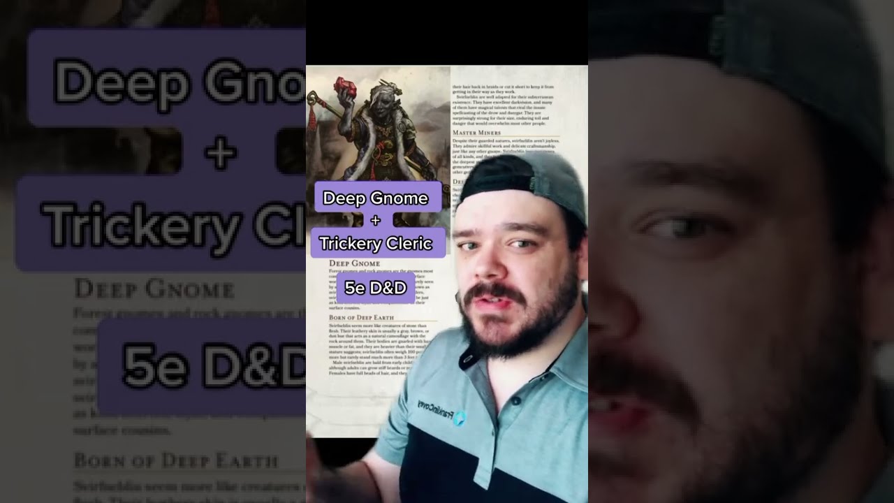 Deep Gnome + Trickery Cleric 5e D&D 