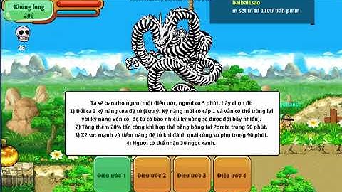 Ngọc Rồng Online - Lần Đầu Gọi Rồng Xương Trong Sự Kiện Halloween