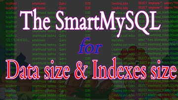 SmartMySQL Debugger for MySQL DB size and Index size reports