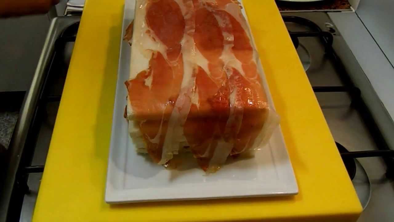 Pastel de jamon serrano