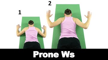 Prone Ws for Shoulder - Ask Doctor Jo