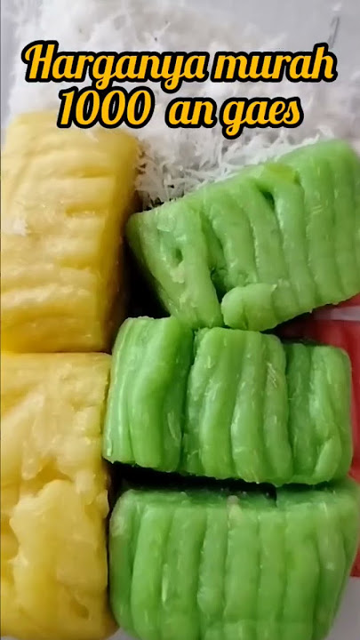 Beli Getuk Lindri 1000 an di Madiun enak banget #getuk #kuliner #jajanan #madiun #bikinlaper #murah