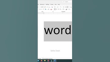 How to Make Font Size Larger Than 72 in MS Word | Hidden Trick! 🔎💻 #msword #shorts #tips