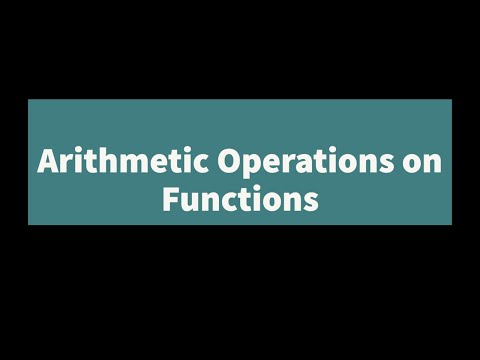 Arithmetic Operations on