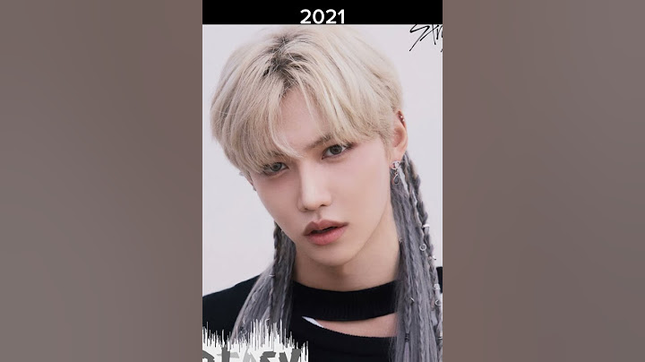 Felix (StrayKids) Visual Transformation (2017-2024)