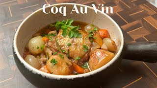Coq au Vin a French classic Chicken recipe in 1 pot in 1 hour |Christine Cushing