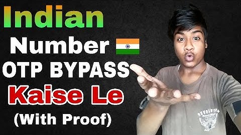 India number otp bypass kaise Le (with Proof) 👍😱 #techsamadali #unlimitedindiannumber #indiannumber