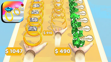 Gem Stack ​- All Levels Gameplay Android,ios (Levels 145-147)