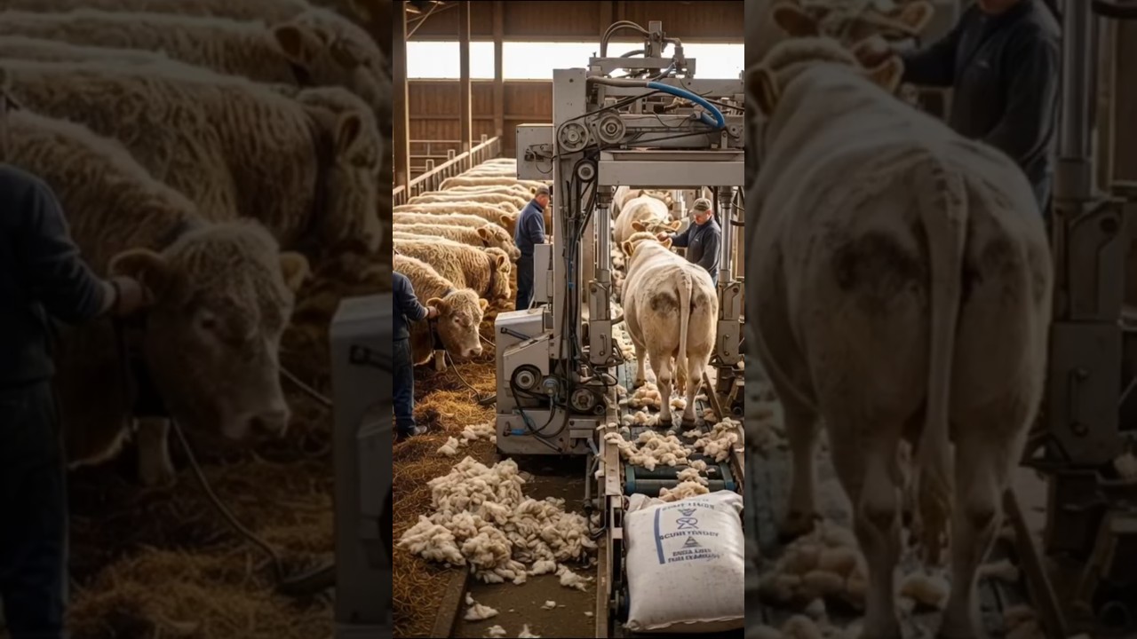 Inside a Modern Cattle Farm 🐄 | Professional Clipping