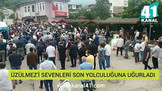 Eski̇ Başkan Hüseyi̇n Üzülmezi̇ Sevenleri̇ Son Yolculuğuna Uğurladi