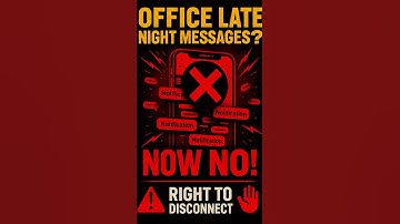 Right to Disconnect Explained in 1 Minute