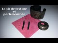 Tuto - tapis de texture et perle bombée en pâte polymère (sutton slice)