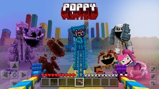 CATNAP, HUGGY WUGGY, MOMMY LONG LEGS! Poppy Playtime Chapter 1,2,3 | ADDON for Minecraft PE