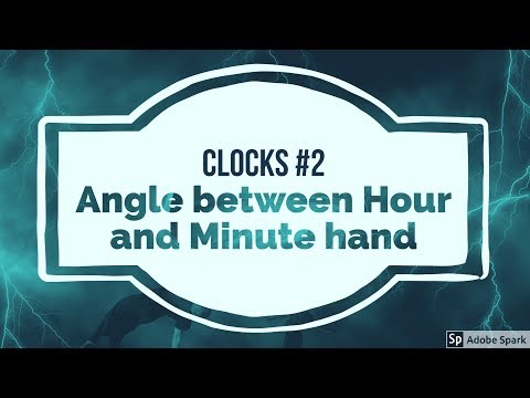 CLOCK #2 -Angle between Minute and hour hand