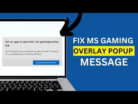FIX MS GAMING OVERLAY POPUP MESSAGE ON WINDOWS 11