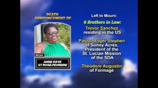 Anne Kay St Rose-Fevrier ~ Long Obituary