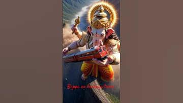 A aai dev bappa aale🥰❤ । Cute Ganesha । ganesh bhakti song #trending #shortvideo #viralsong #ganpati